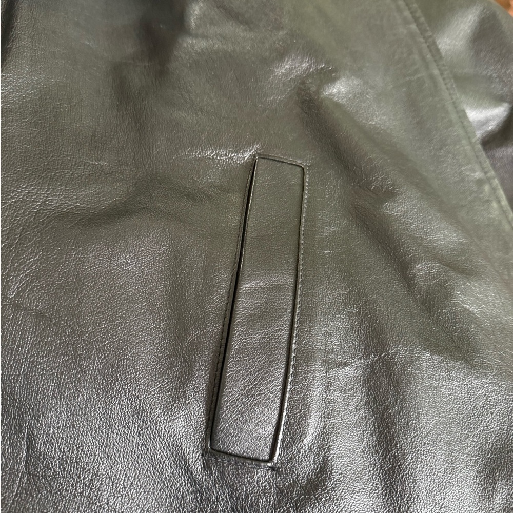 🖤 Harbor Bay 100% Genuine Black Leather Men's Jacket 2XLT - Picture 11 of 16